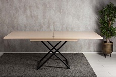 Стол-трансформер Levmar Cross D31/S53 Выбеленный дуб/черный 2713265601 1