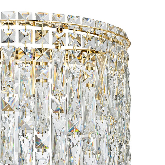 Подвесная люстра Indigo Carletti 12041/10P Gold V000443 изображение 2 Подвесная люстра Indigo Carletti 12041/10P Gold V000443 Фото № 2