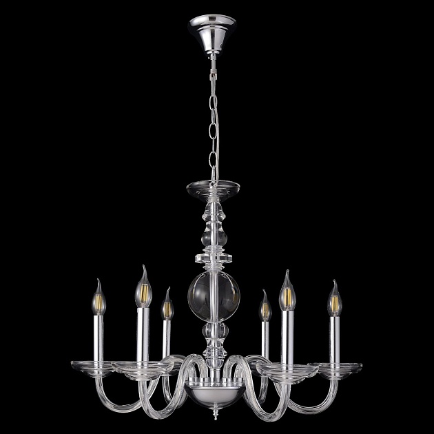 Подвесная люстра Crystal Lux ARABESQUE SP6 CHROME изображение 6 Подвесная люстра Crystal Lux ARABESQUE SP6 CHROME Фото № 6