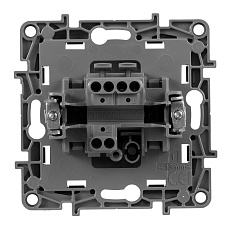 Выключатель одноклавишный Legrand Etika 10A 250V алюминий 672401 1