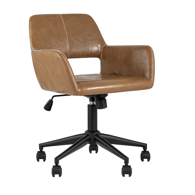 Поворотное кресло Stool Group Филиус экокожа коричневая FILIUS изображение 1 Поворотное кресло Stool Group Филиус экокожа коричневая FILIUS Фото № 1