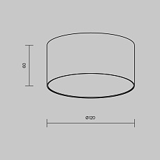 Потолочный светодиодный светильник Maytoni Technical Zon C032CL-12W2.7K-RD-W 1