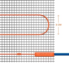 Нагревательный мат Voltum 150 Вт/м 5 м 2,5 м2 VLT01-150-2.5 3