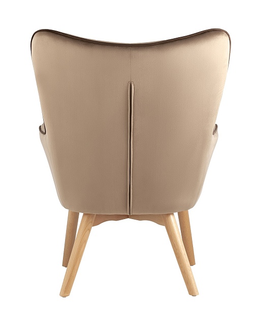Кресло Stool Group Манго велюр бежевый MANCO HLR-31 Фото № 5