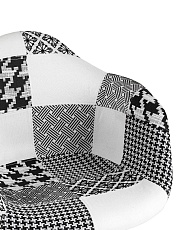Кресло Stool Group EAMES пэчворк черно-белое Y809 bw 5