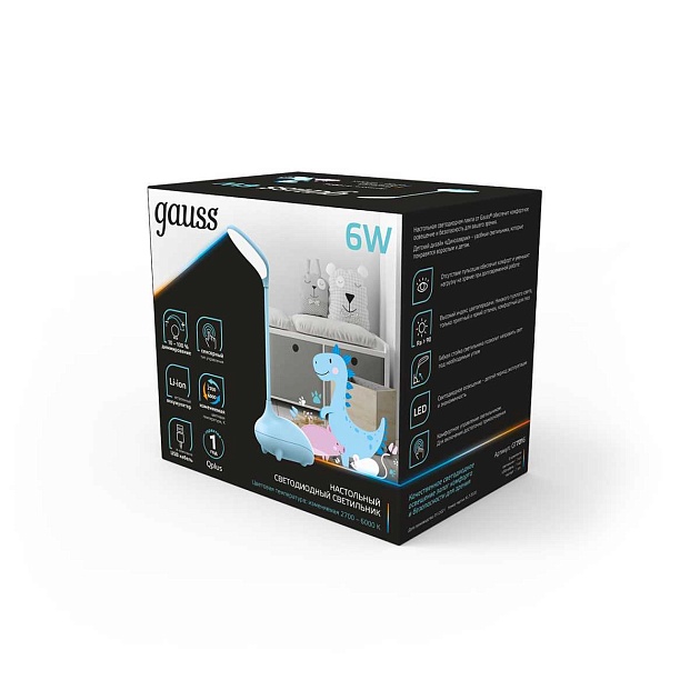 Настольная светодиодная лампа Gauss GT7016 изображение 12 Настольная светодиодная лампа Gauss GT7016 Фото № 12