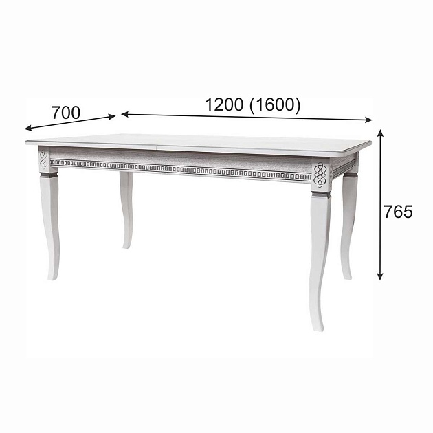 Кухонный стол Мебелик Фидея 3 005483 изображение 3 Кухонный стол Мебелик Фидея 3 005483 Фото № 3