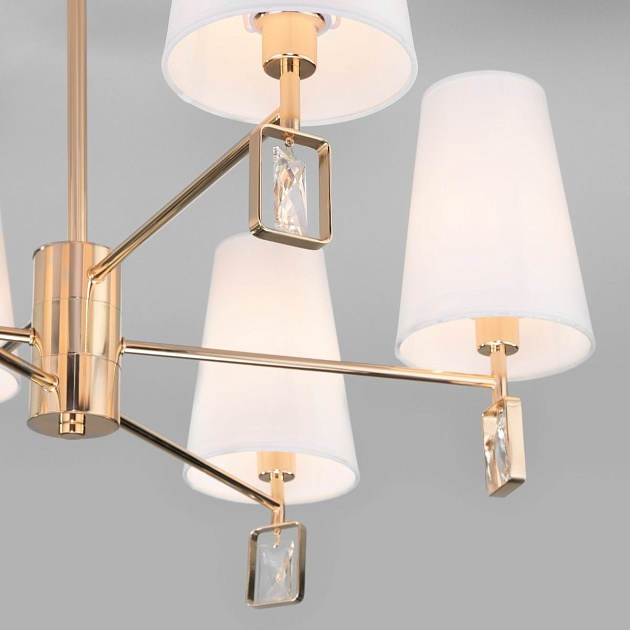 Потолочная люстра Eurosvet Milazzo 60137/6 золото изображение 4 Потолочная люстра Eurosvet Milazzo 60137/6 золото Фото № 4