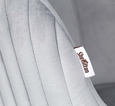 Барный стул Sheffilton SHT-ST39-1/S80 серое облако/темный орех/черный муар 1312310201 1