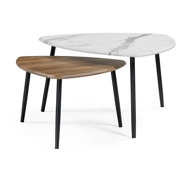 Комплект журнальных столиков Woodville Лойс (2шт) 516570 изображение 1 Комплект журнальных столиков Woodville Лойс (2шт) 516570 Фото № 1