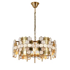 Подвесная люстра Indigo Delizia 12047/6P Brass V000571 3