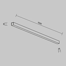 Линейный светильник Maytoni Technical LL311011 4