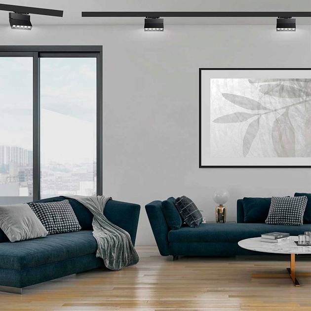 Трековый трехфазный светодиодный светильник Novotech Port Eos 358326 Фото № 3