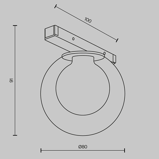Трековый светильник Maytoni Technical TR181-1-4WTW-B Фото № 4