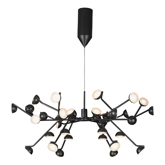 Подвесная светодиодная люстра iLedex Inefable X088301-100 BK Фото № 1