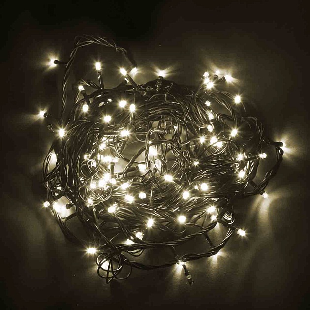 Светодиодная гирлянда Feron Линейная 230V 2700K теплый белый без мерцания CL07 26781 Фото № 1