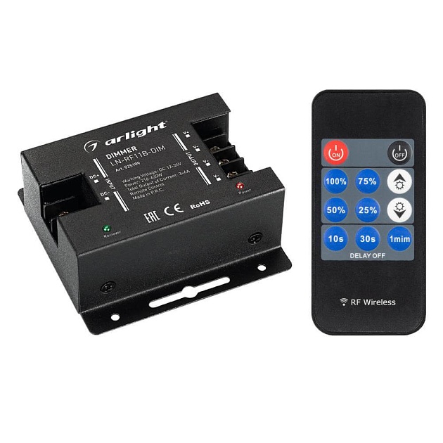 Диммер Arlight LN-RF11B-Dim 025109 изображение 1 Диммер Arlight LN-RF11B-Dim 025109 Фото № 1