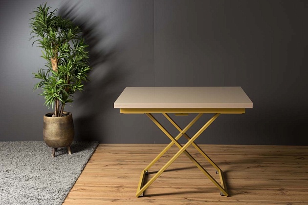 Стол-трансформер Levmar Compact G41/S90 (капучино/золото) 3695809301 изображение 4 Стол-трансформер Levmar Compact G41/S90 (капучино/золото) 3695809301 Фото № 4