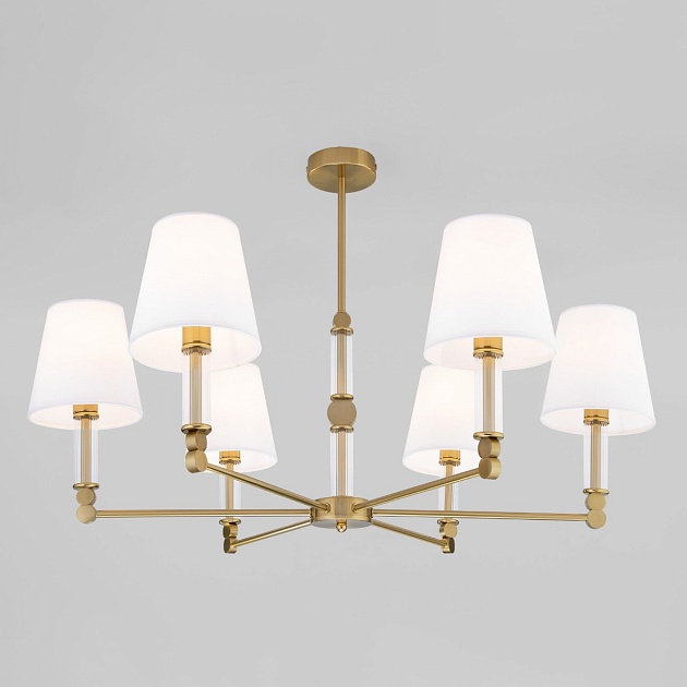 Потолочная люстра Eurosvet 60145/6 латунь Фото № 1