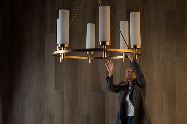 Подвесная люстра Milosh Tendence 0882CL-6GD Фото № 3