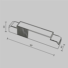 Блок питания Maytoni Technical Triac 23-40V 30-40W IP20 0,75-0,9A PSL-TR40-750-900mA 1