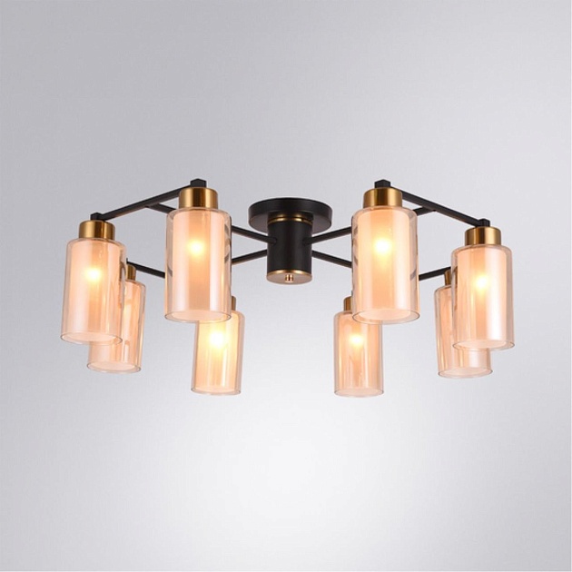 Потолочная люстра Arte Lamp Leo A7027PL-8BK Фото № 6