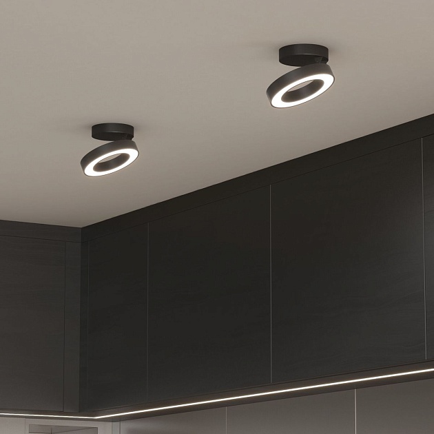 Светодиодный спот Elektrostandard Spila 25105/Led черный 4690389187544 изображение 3 Светодиодный спот Elektrostandard Spila 25105/Led черный 4690389187544 Фото № 3