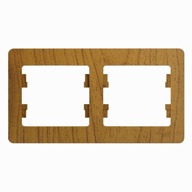 Рамка 2-постовая Systeme Electric Glossa дуб GSL000502 изображение 1 Рамка 2-постовая Systeme Electric Glossa дуб GSL000502 Фото № 1