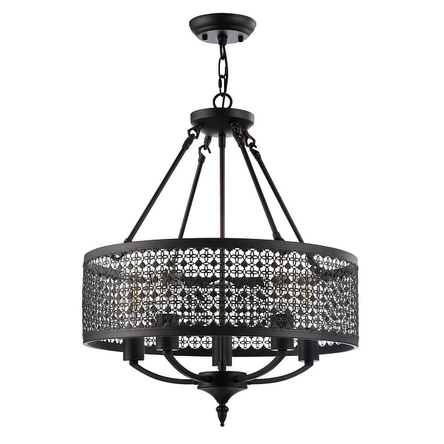 Подвесная люстра Freya Conte FR4166-PL-05C-BL Фото № 1