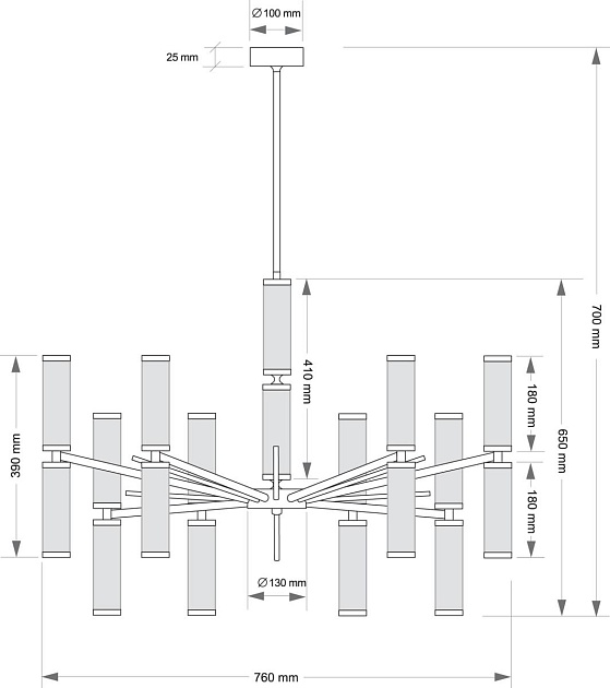 Подвесной светильник KUTEK SALETTO SAL-ZW-8(Z) Фото № 3