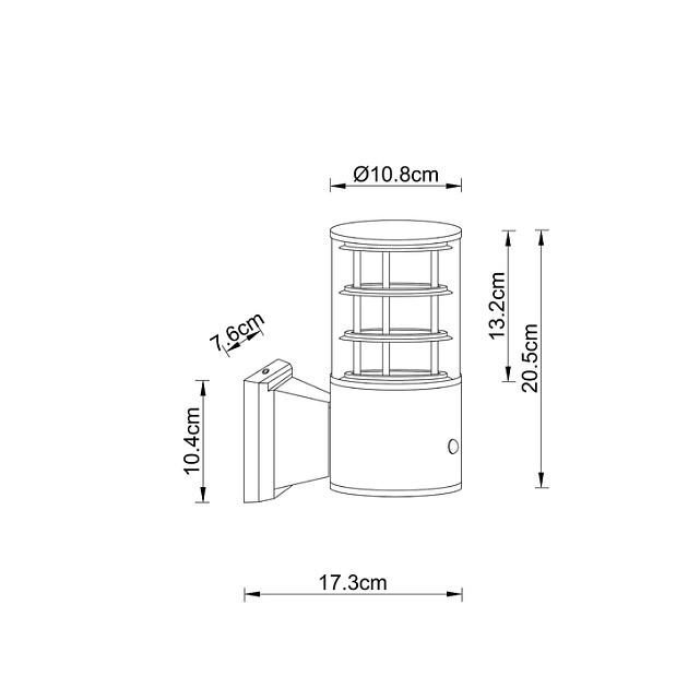 Уличный настенный светильник Arte Lamp Tokyo A5316AL-1BK Фото № 2
