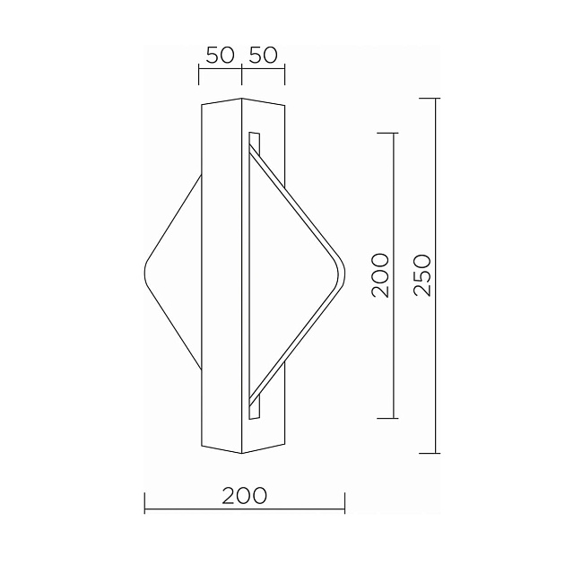 Настенный cветильник LED4U L7367-2 BS Фото № 4