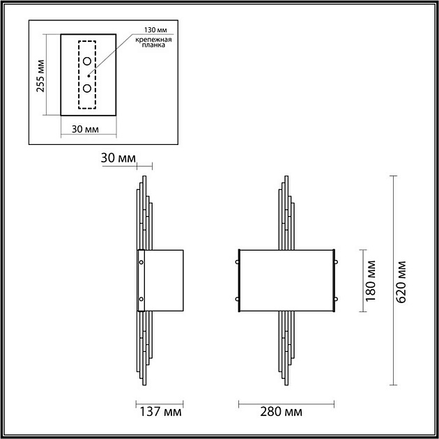 Бра Odeon Light Exclusive Margaret 5415/2WA изображение 5 Бра Odeon Light Exclusive Margaret 5415/2WA Фото № 5