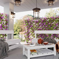 Уличный подвесной светильник Odeon Light Nature Virta 4044/1 1