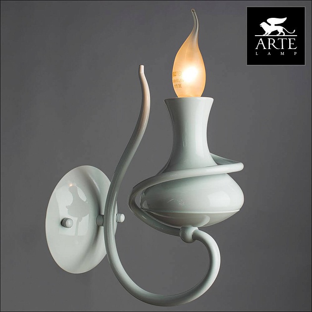Бра Arte Lamp Vaso A6819AP-1WH Фото № 3
