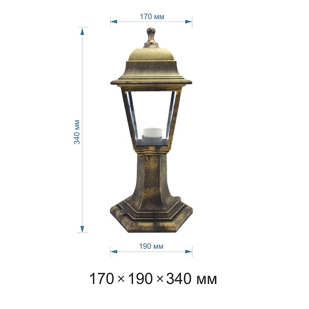 Уличный светильник Apeyron Оскар 11-12бр изображение 2 Уличный светильник Apeyron Оскар 11-12бр Фото № 2