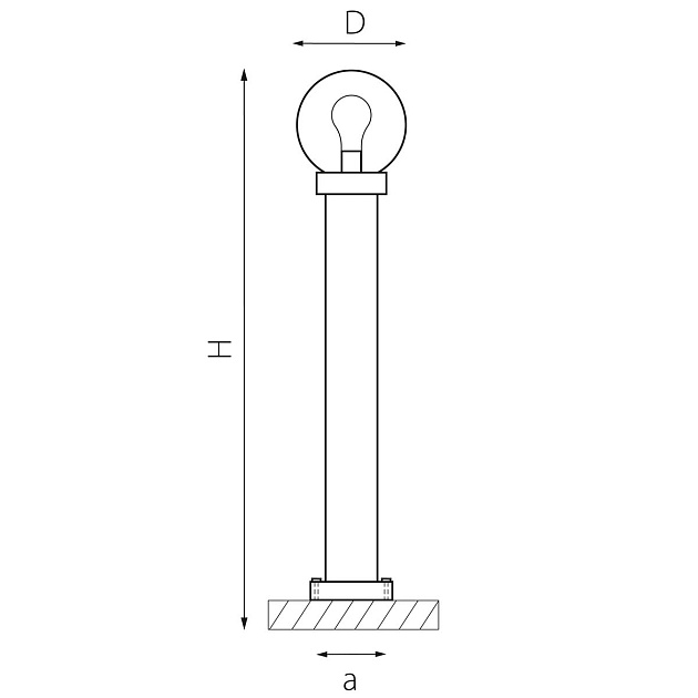 Уличный светильник Lightstar Bolla 373710 Фото № 2