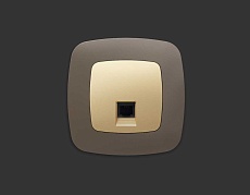 Лицевая панель розетки AMBRELLA VOLT OP6120 1