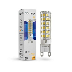 Лампа светодиодная Voltega G9 5W 2700K прозрачная 7263 1