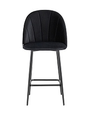 Полубарный стул Stool Group Логан велюр черный AV 413-H75-08(PP) 2
