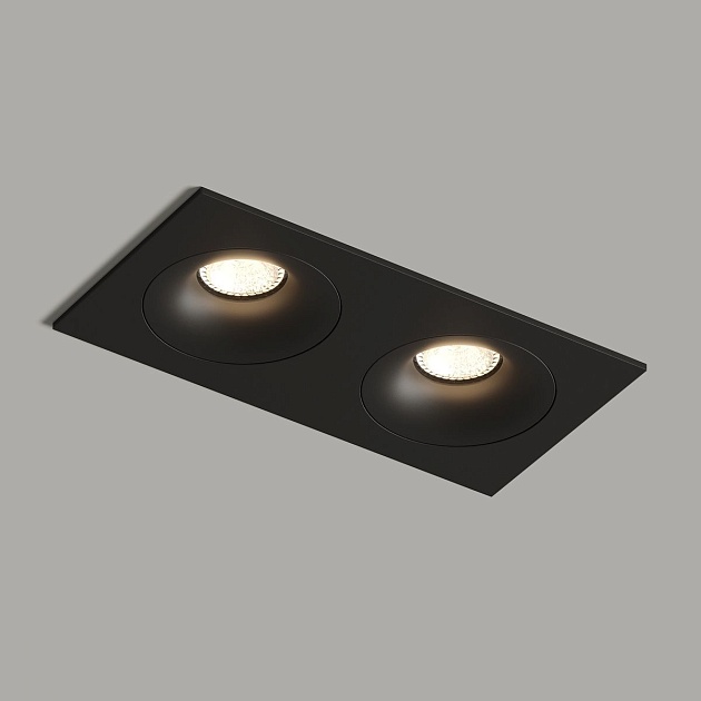 Встраиваемый светильник Denkirs Roto DK2122-BK Фото № 1