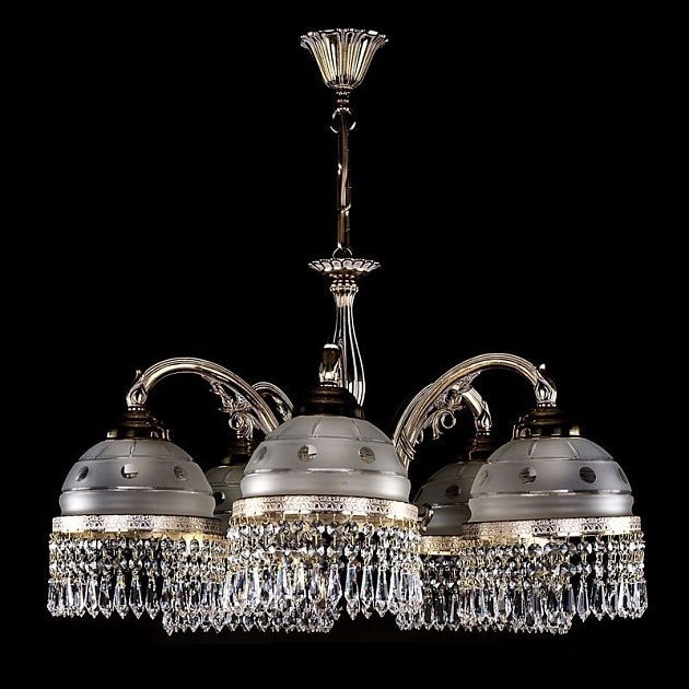 Подвесная люстра Artglass Cassandra V. White Gold CE Фото № 1
