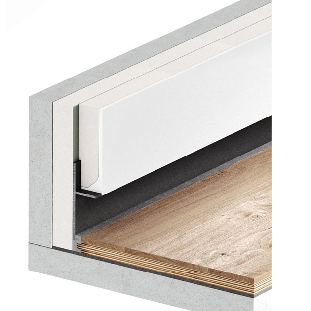 Универсальный плинтус FerGipps черный УП 40 УТ000002486 Фото № 4