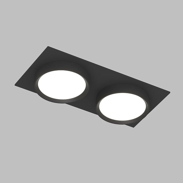 Встраиваемый светильник Denkirs Flat DK2092-BK Фото № 1