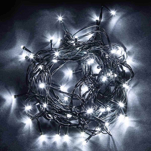 Светодиодная гирлянда Feron Линейная 230V 5000K холодный белый без мерцания CL08 26735 Фото № 1