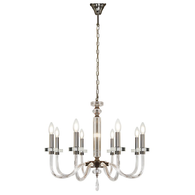 Подвесная люстра iLamp Vibe P9474-8 Nickel изображение 1 Подвесная люстра iLamp Vibe P9474-8 Nickel Фото № 1