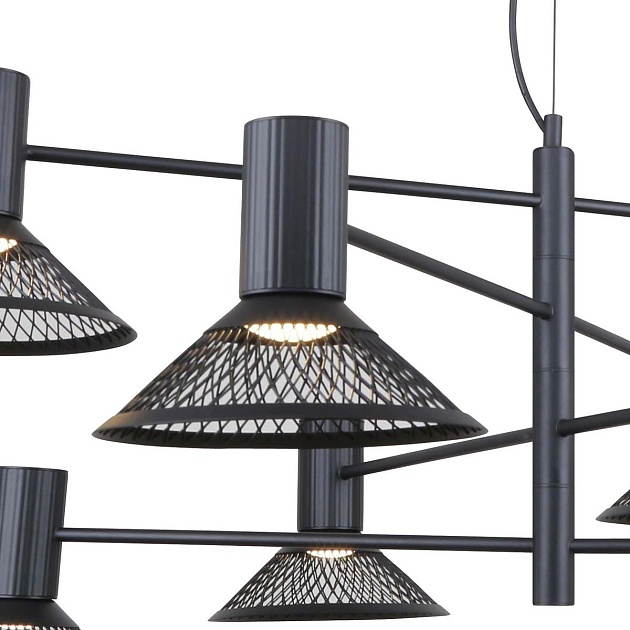 Подвесная светодиодная люстра F-Promo Metrics 4623-8P изображение 3 Подвесная светодиодная люстра F-Promo Metrics 4623-8P Фото № 3