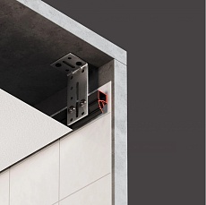 Потолочный профиль Flexy с теневым зазором 3347 EURO 06 9005 2