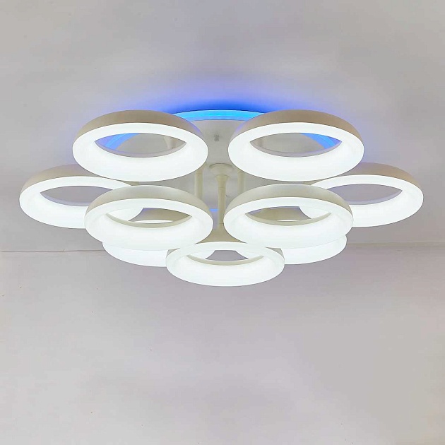 Потолочная светодиодная люстра Citilux Паркер Смарт CL225A190E Фото № 8