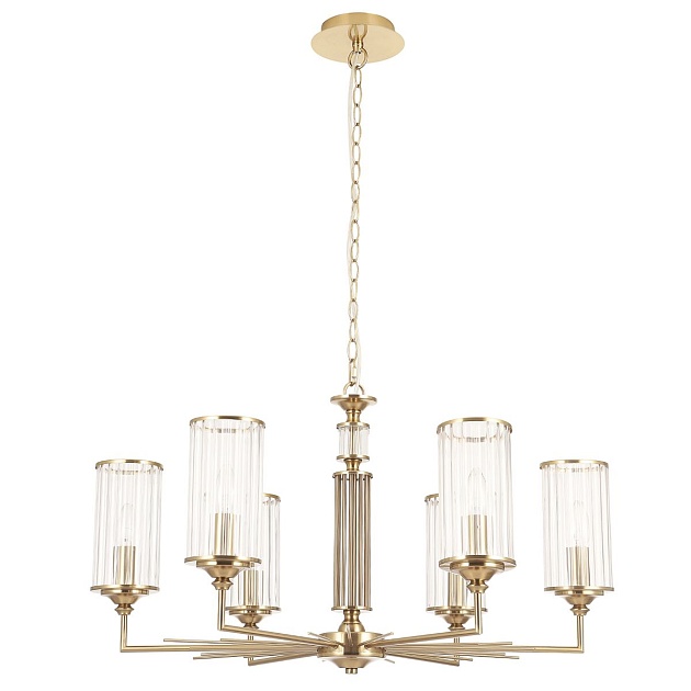 Подвесная люстра Crystal Lux Gloria SP6 Brass Фото № 6